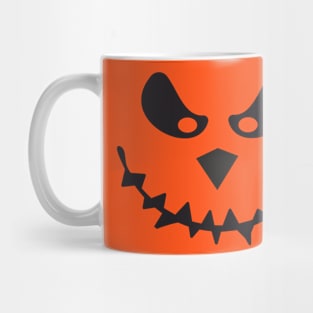 Halloween pumpkin face design Mug